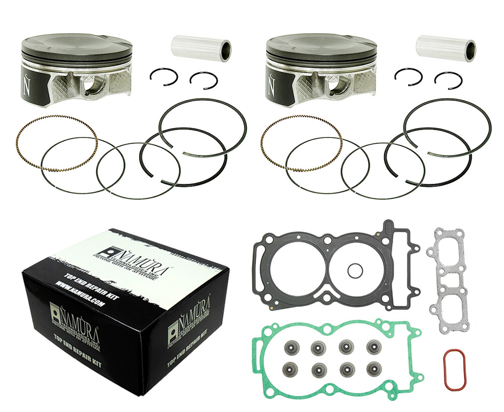 NAMURA TOP END KIT TWIN CYLINDER 92.95/STD POL