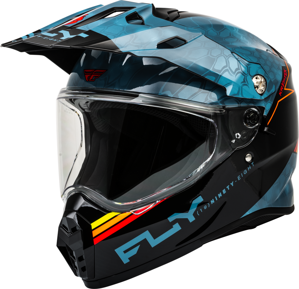 Fly Racing Trekker Kryptek Conceal Helmet (2024) — Slate/Black/Red