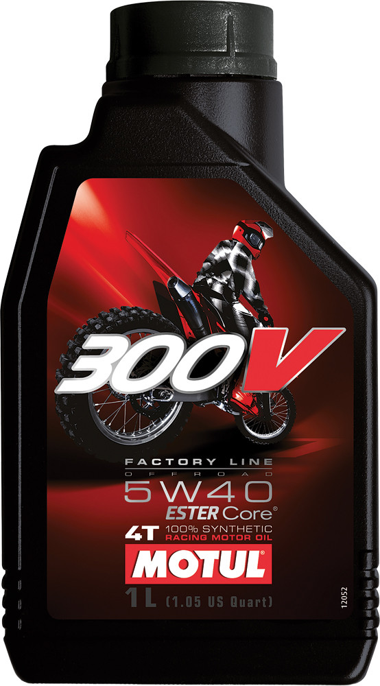 MOTUL 300V OFFROAD 4T COMPETITION SYNTHETIC OIL 5W40 LITER