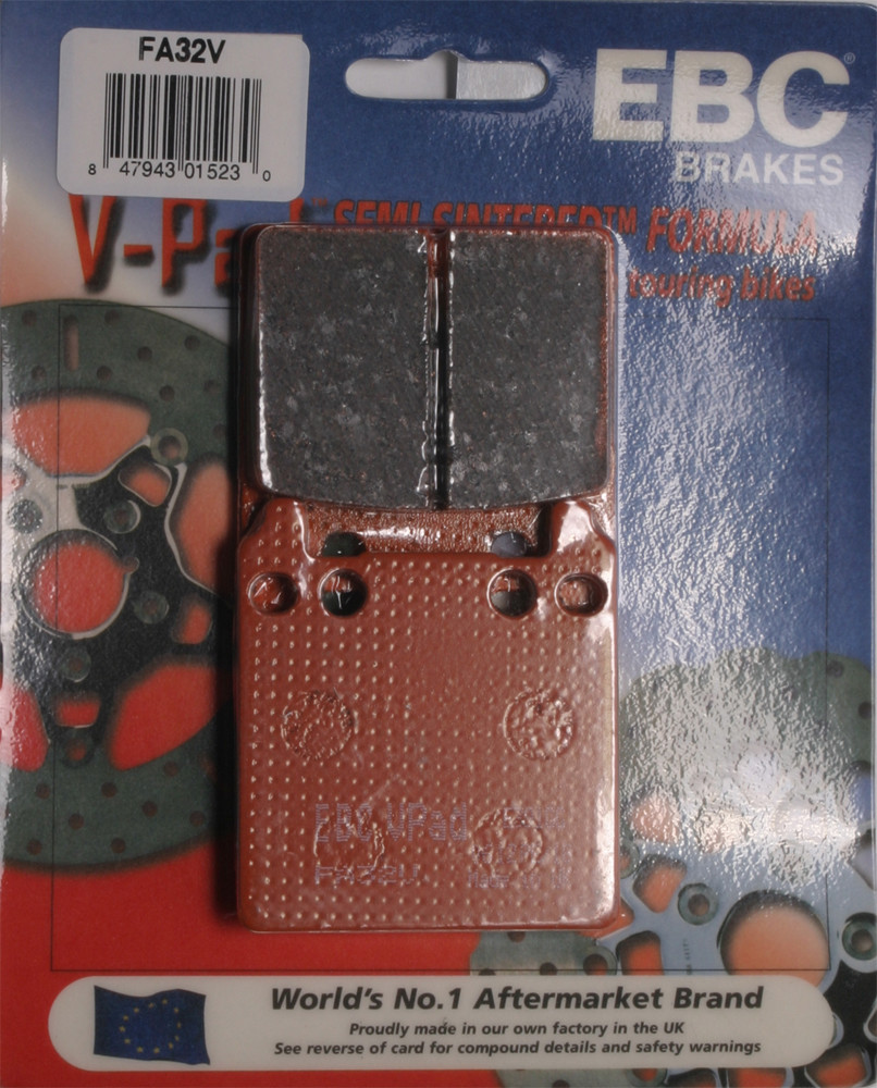 Semi-Sintered "V" Brake Pads
