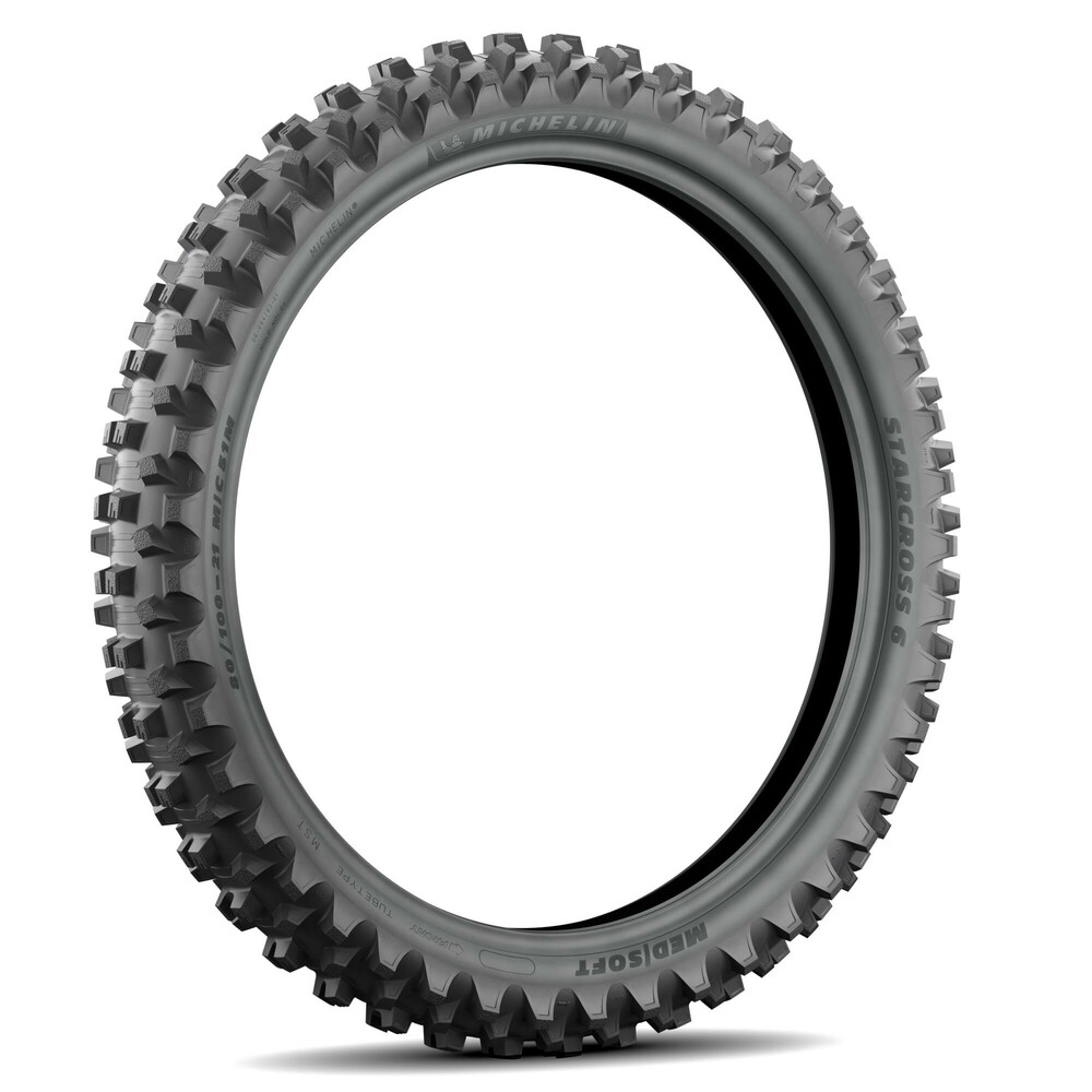 MICHELIN TIRE STARCROSS 6 MED SOFT FR 80/100-21 51M BIAS TT