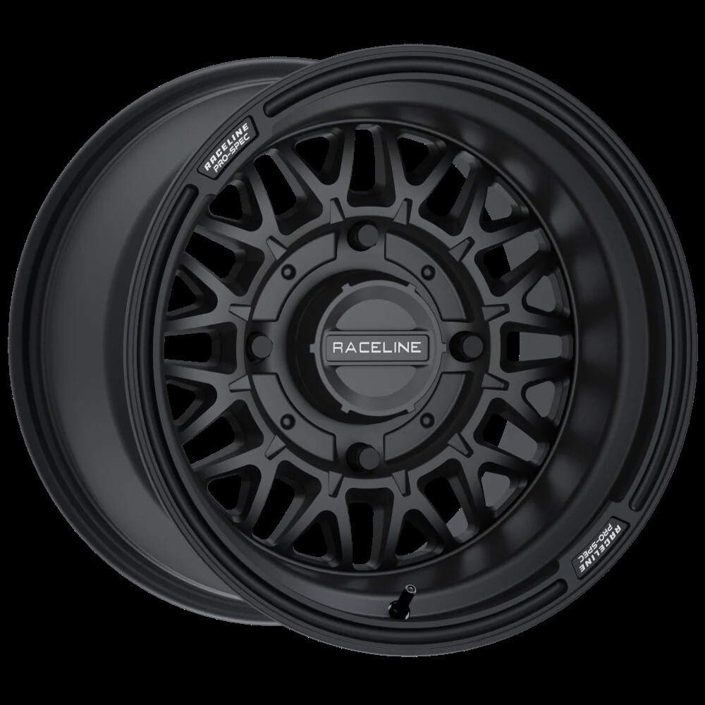 Raceline Omega 15x7 4/156 5+2 (+10mm) Satin Black