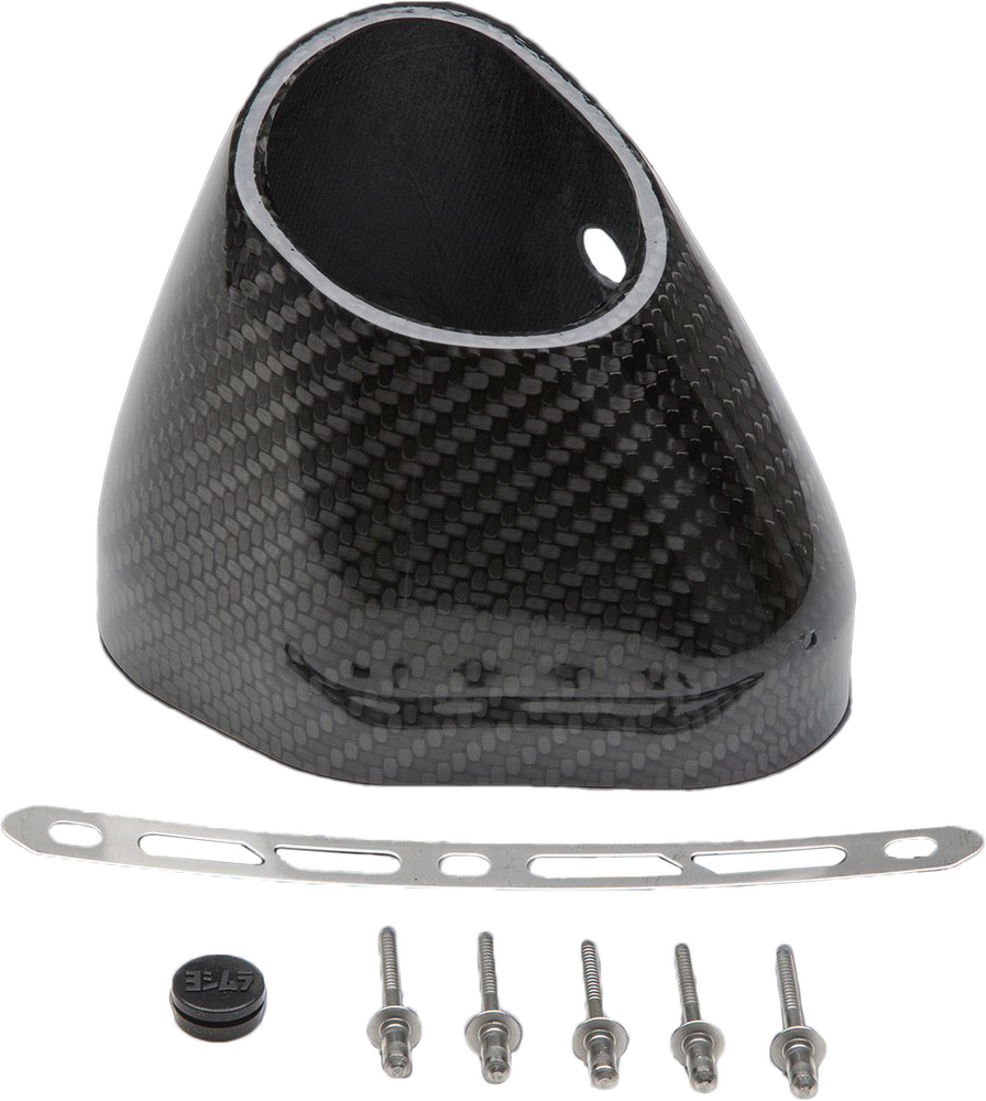 Yoshimura End Cap Kit Left Side R77 Lh Cf Flared