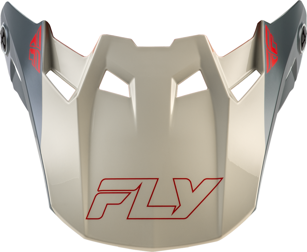 Fly Racing Formula CC Glide Visor (2026) — Black/Red/Grey