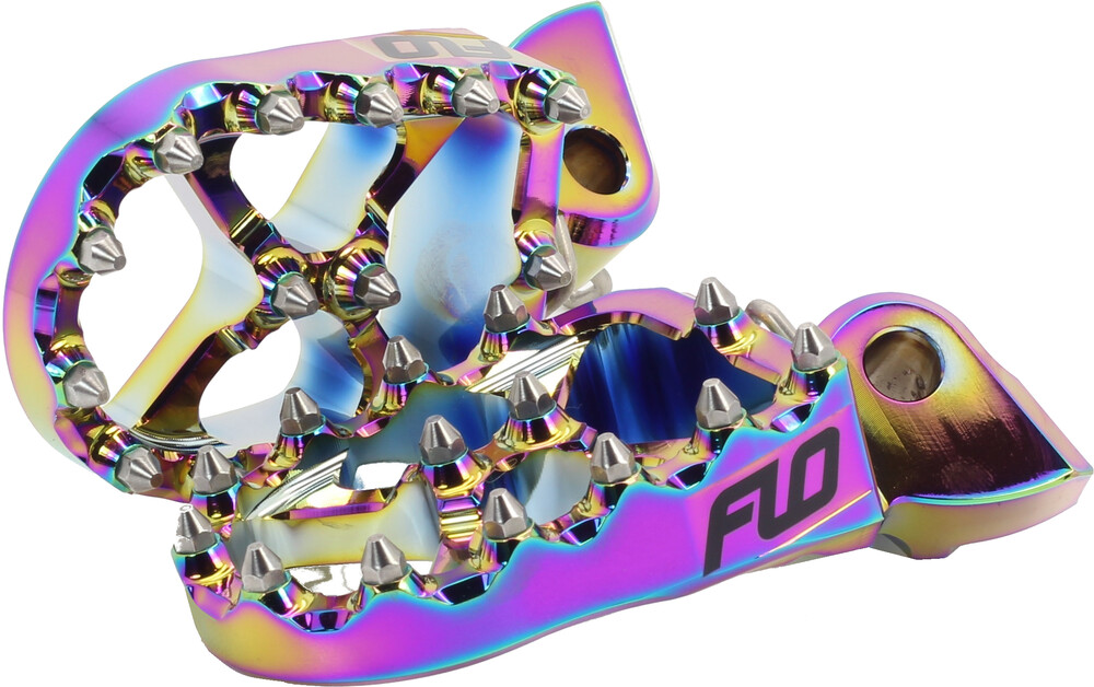 FLO MOTORSPORTS PRO SERIES FOOT PEGS JET FUEL