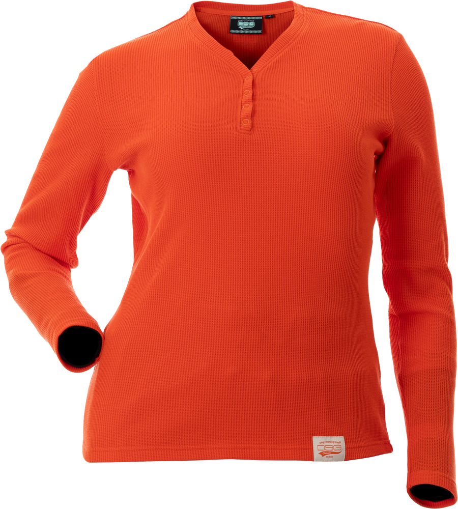 COZY WAFFLE SHIRT POPPY 4X