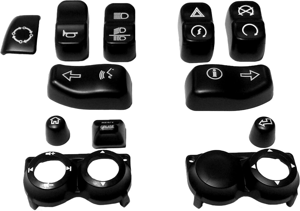 Harddrive Switch Cap Kit Black `16-25 Flht/Fltr Exc Se Models