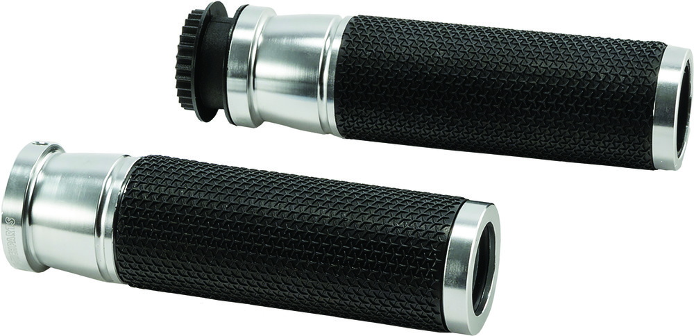 Puig Grips Hi-Tech Accent Silver Pair