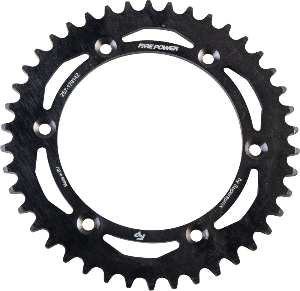 FIRE POWER REAR SPROCKET STEEL 42T BLK