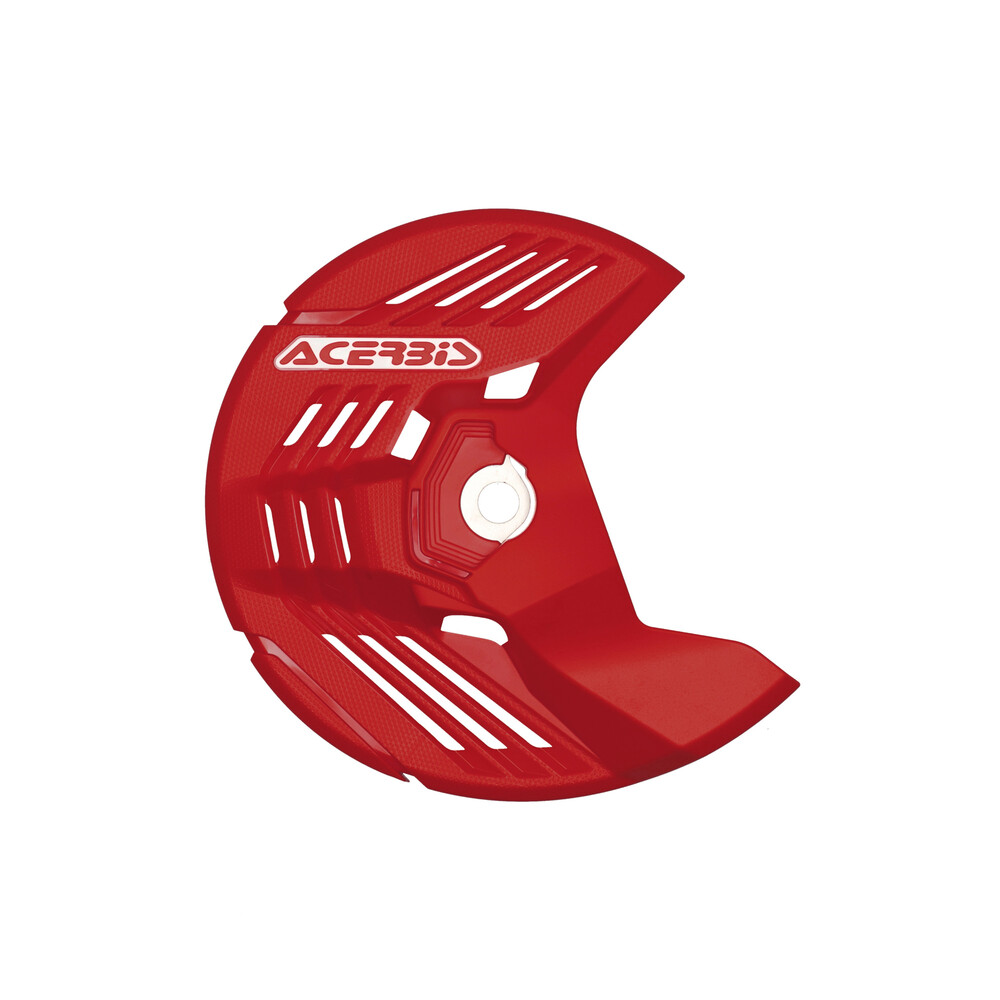 ACERBIS LINEAR FRONT DISC COVER HON/KAW/SHER/YAM RED