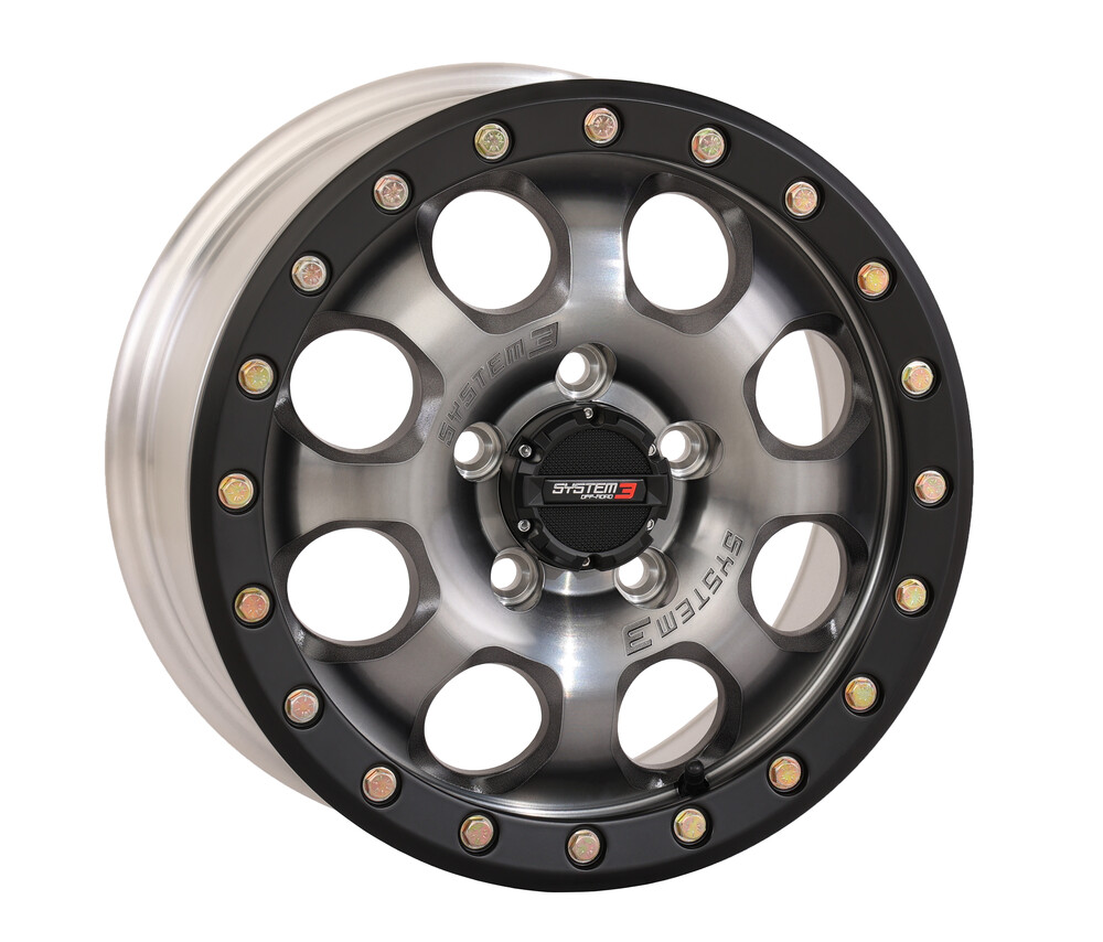 SYSTEM 3 SB7 BL WHEEL 15X7 6+1 (+50MM) 5/4.5 MATTE TITANIUM