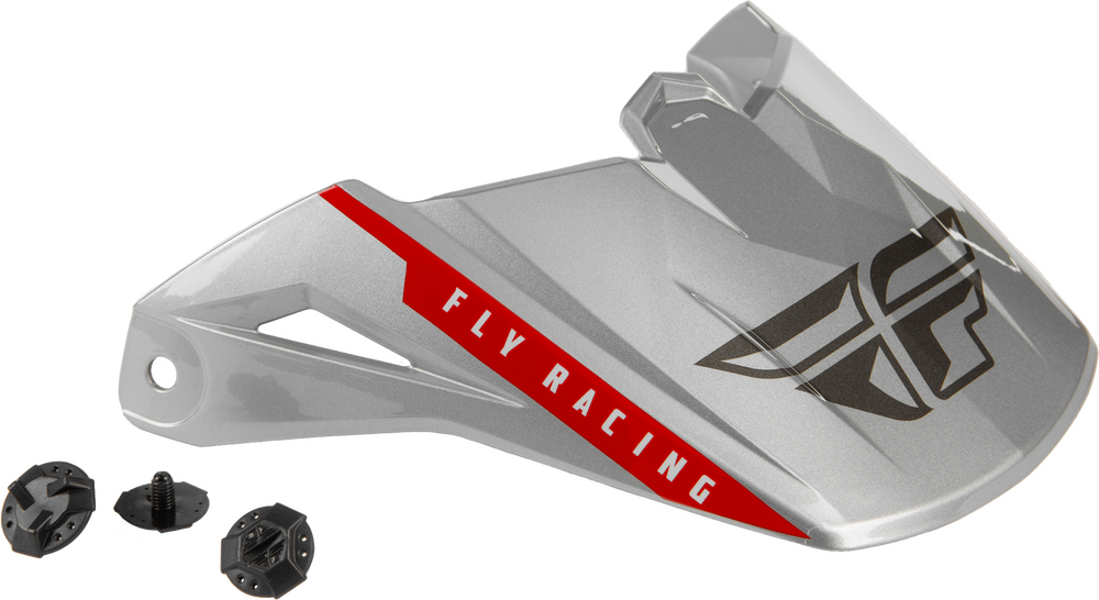 KINETIC DRIFT HELMET VISOR CHARCOAL/LITE GREY/RED
