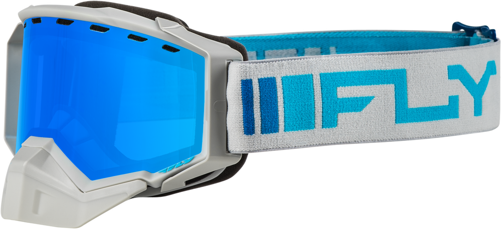 Fly Racing Zone Snow Goggle — Silver/Blue