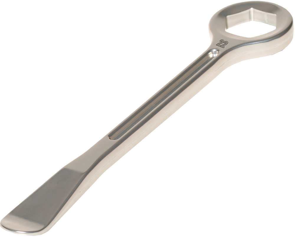 SPOON & SPANNER TIRE LEVER ALUMINUM 24MM SPANNER