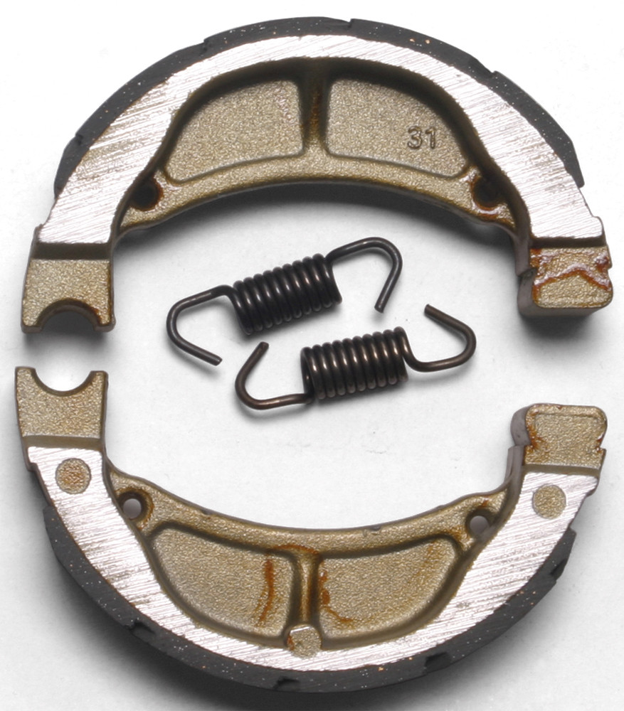 EBC 715G Grooved Front Brake Shoes Kawasaki / Suzuki 110cc 2002-2025