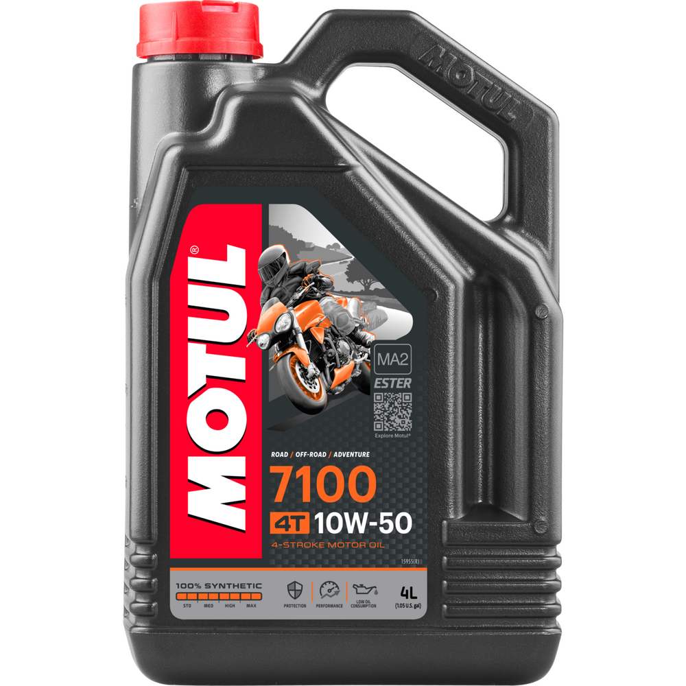 MOTUL 7100 4T FULL SYN ENGINE OIL 10W50 4 LTR 4/CASE