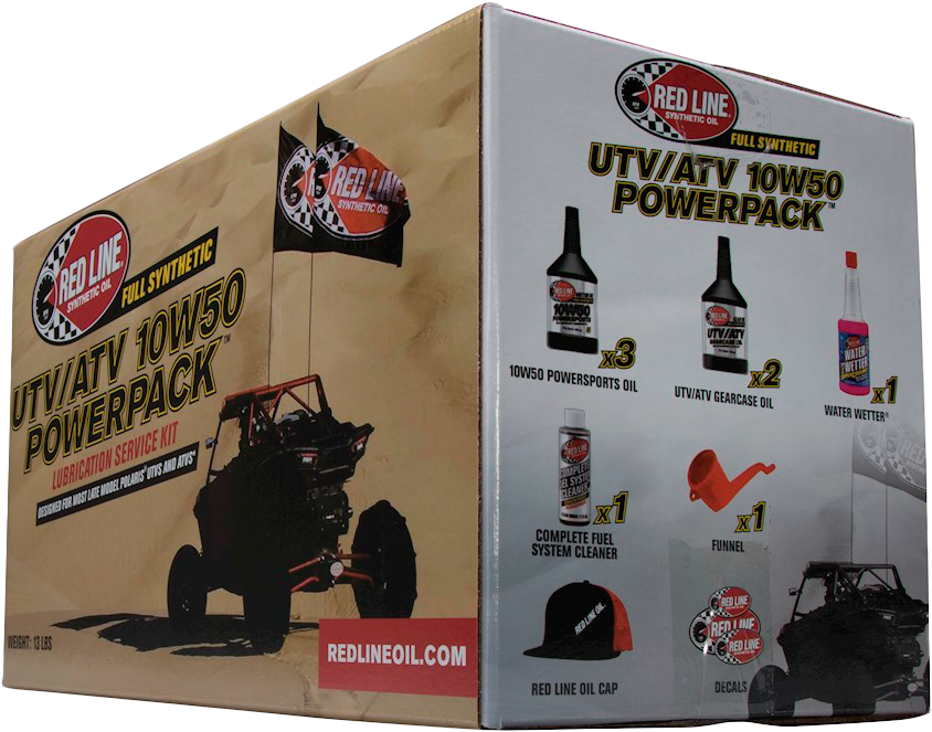 RED LINE UTV/ATV 10W50 POWER PACK