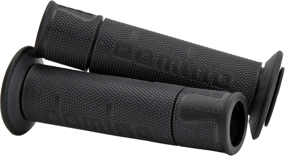 DOMINO RACING A450 ROAD RACING GRIPS ANTHRACITE/BLACK PAIR