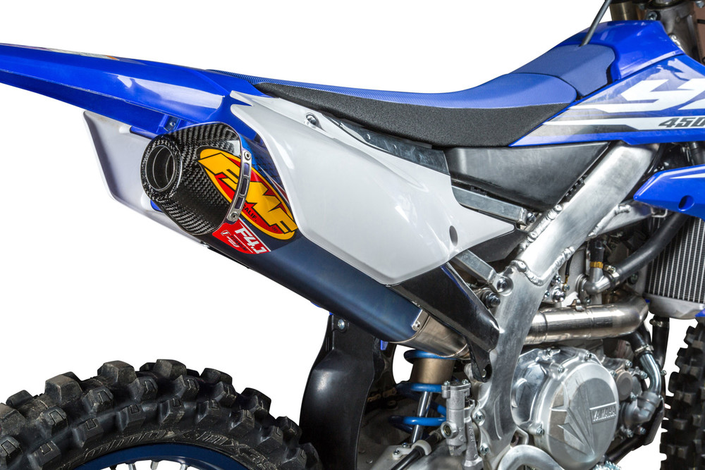 FMF FACTORY 4.1 RCT SLIP MFLR ANO TI W/CARB CAP YZ450F
