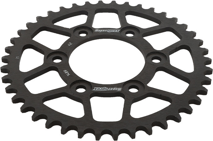 SUPERSPROX REAR SPROCKET STEEL 42T-525 BLK KAW
