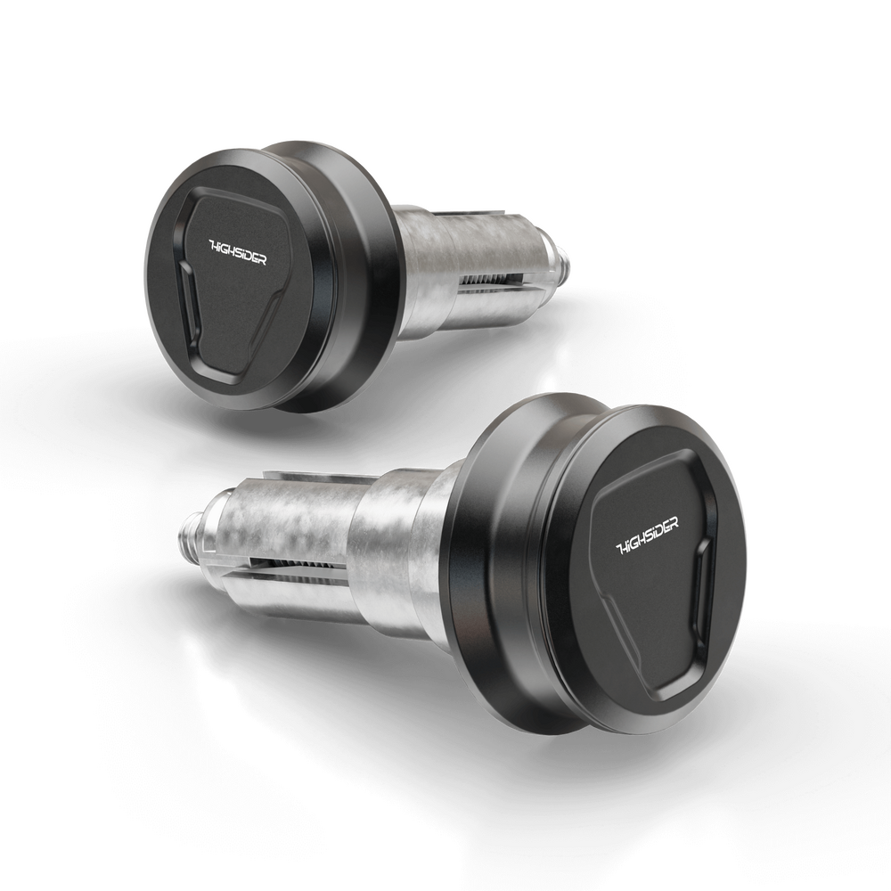 ESAGANO-XS BAR ENDS PAIR BLACK