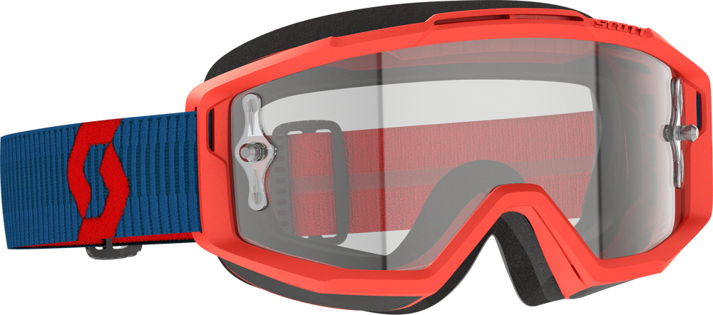 Scott Split OTG Goggle — Dark Blue/Neon Red