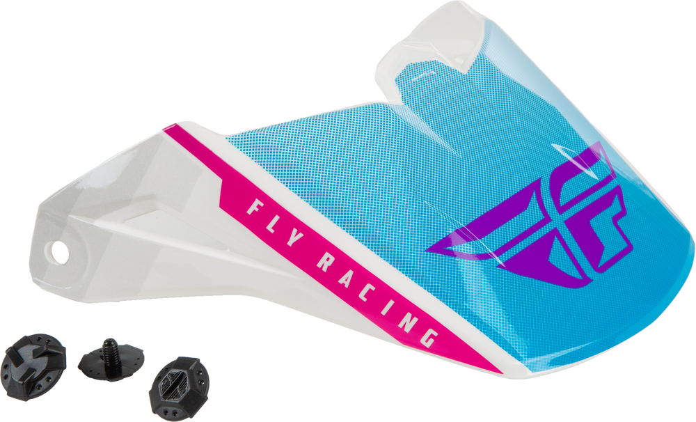 KINETIC DRIFT HELMET VISOR PINK/WHITE/BLUE
