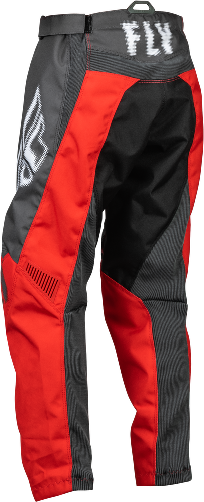 FLY RACING YOUTH F-16 PANTS GREY/RED SZ 22