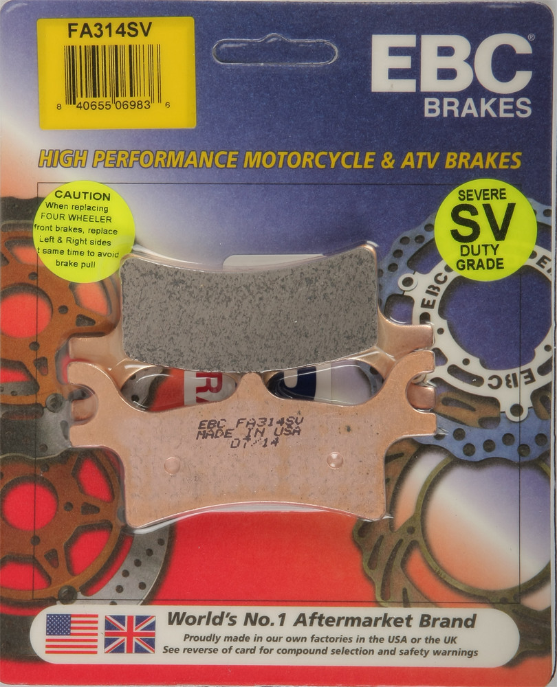Severe Duty "SV" Sintered Brake Pads