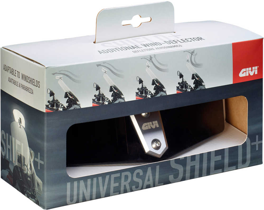 GIVI SHIELD DEFLECTOR VISOR UNIVERSAL SMOKE