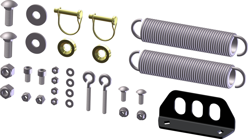 KFI SERVICE KIT ATV PLOW PUSH TUBE HARDWARE KIT