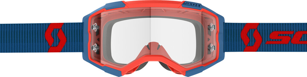 SCOTT FURY GOGGLE DRK BLUE/NEON RED CLEAR WORKS