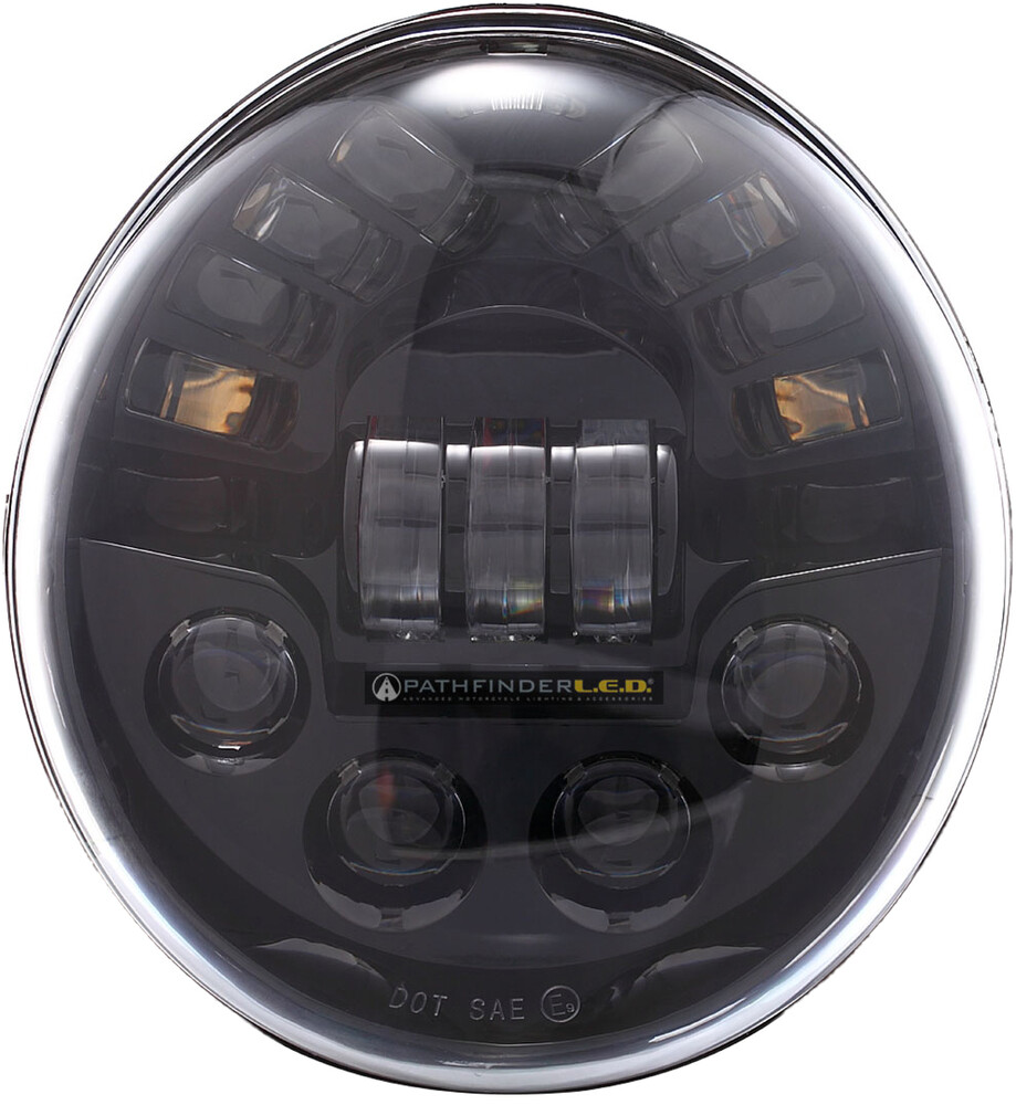 Pathfinder V-Rod Headlight Black