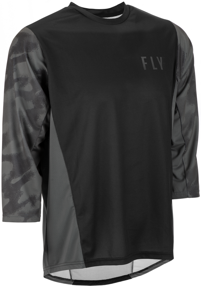 RIPA 3/4 SLEEVE JERSEY BLACK/GREY CAMO LG