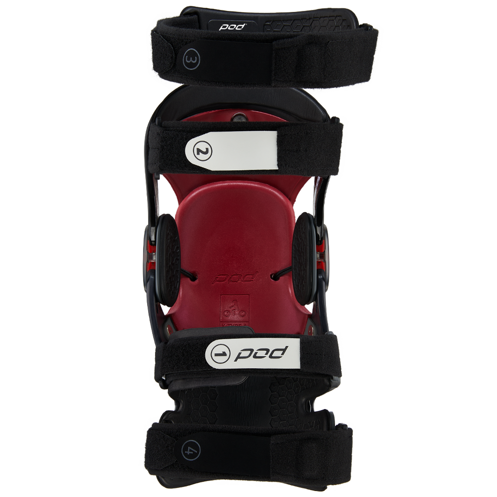 Pod K8 3.0 Protective Knee Brace Carbon - Right Only Brace For Knee Protection