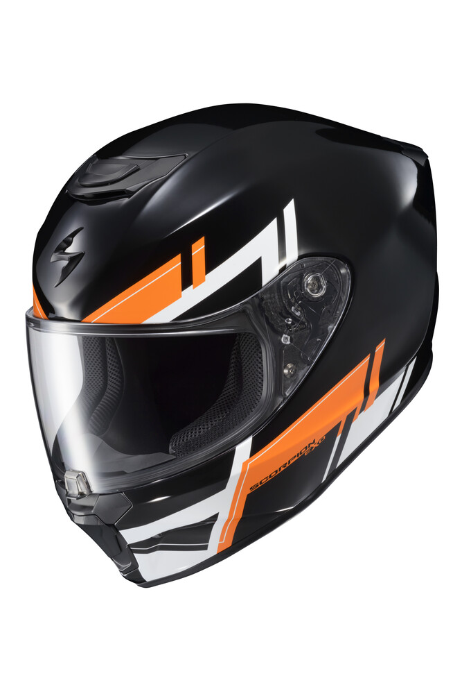 SCORPION EXO EXO-R420 FULL-FACE HELMET PACE ORANGE 2X