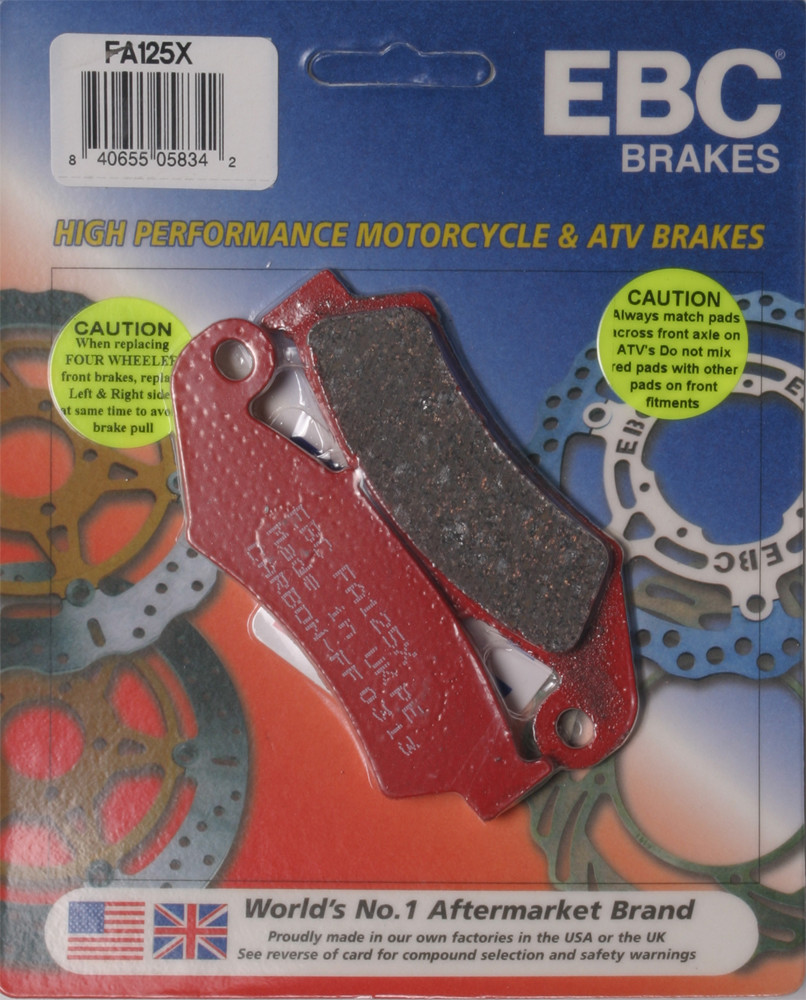EBC FA125X Carbon X Front Brake Pads
