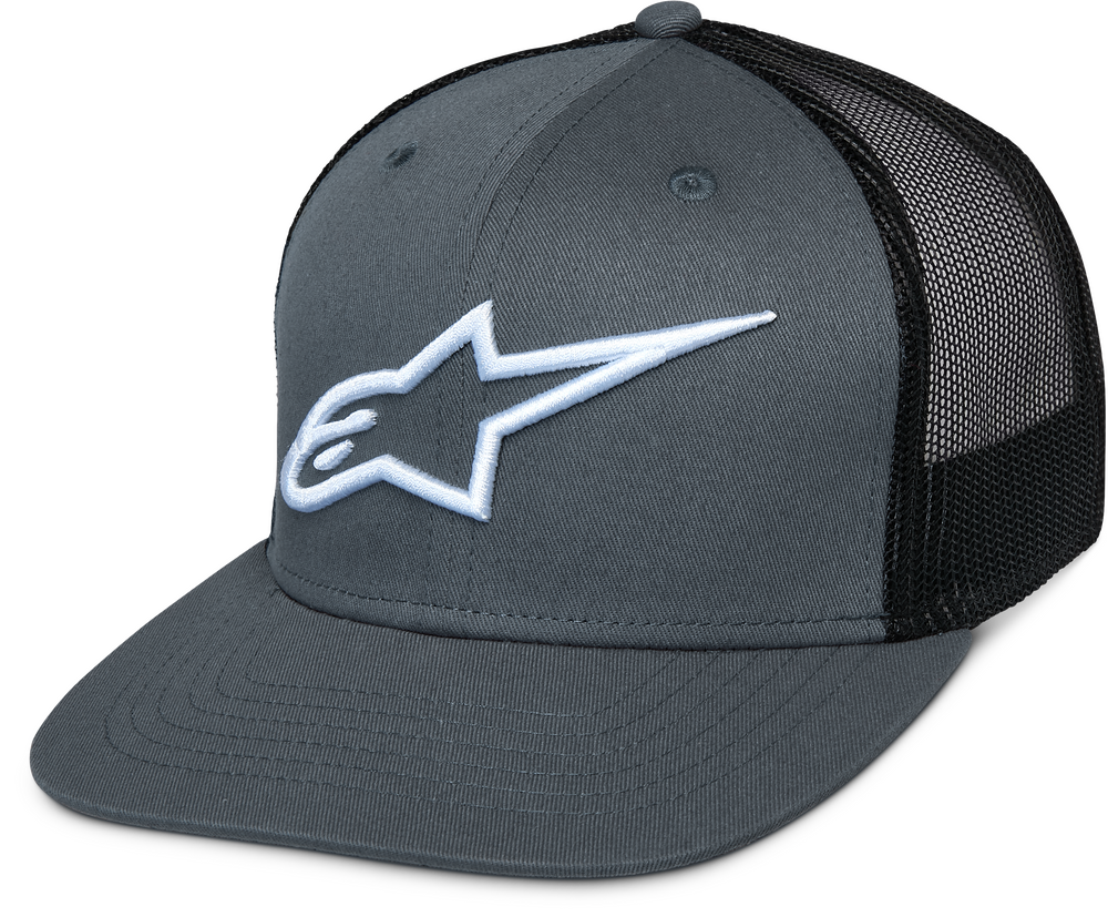 Alpinestars Corp Trucker Hat — Grey/Black