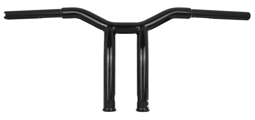 Burly Brand Dominator Raked Bar 10" 1.25" Gloss Black