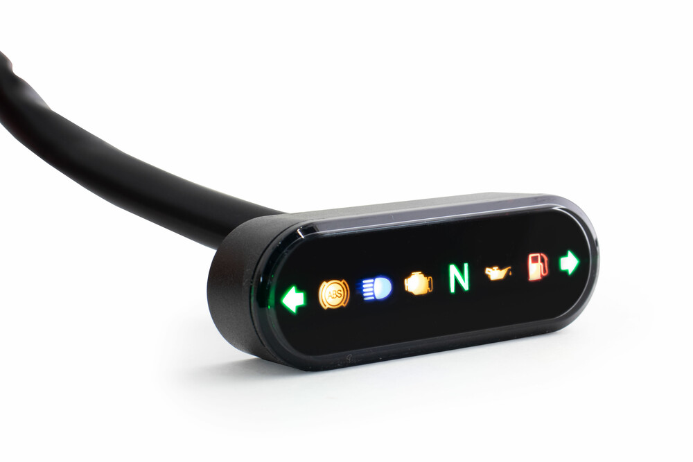 KOSO INDICATOR LIGHT DISPLAY METER BLACK