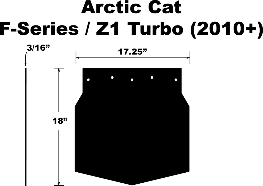 SNOWFLAP  ARCTIC CAT F-SERIES/Z1 TURBO 2010+