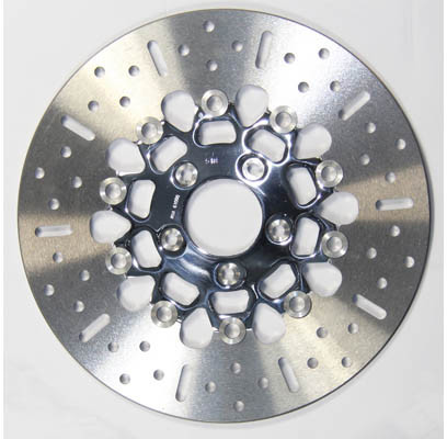 V-TWIN BRAKE ROTOR 11.8" MD518 BLK 10-SPOKE