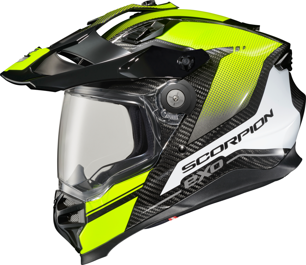 SCORPION EXO XT9000 CARBON FULL-FACE HELMET TRAILHEAD HI-VIS XL