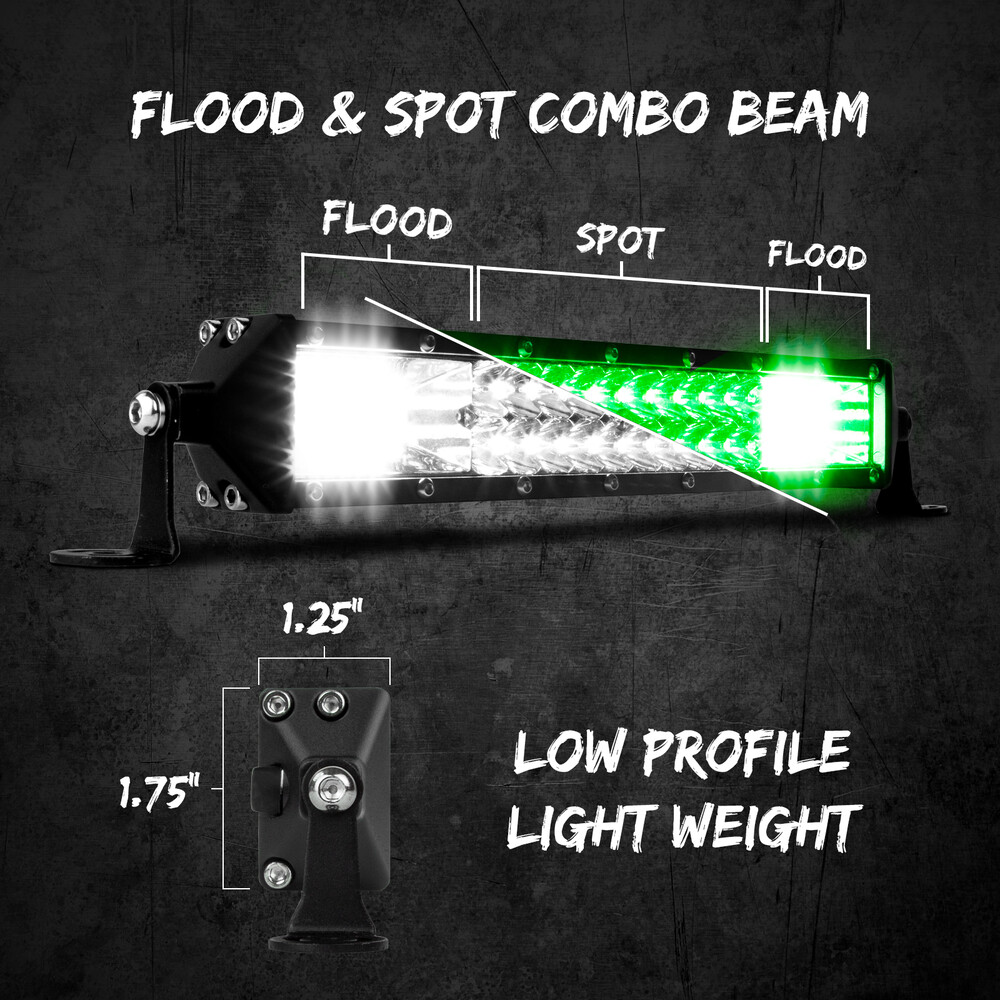 XK GLOW 10" 2-N-1 LIGHT BAR