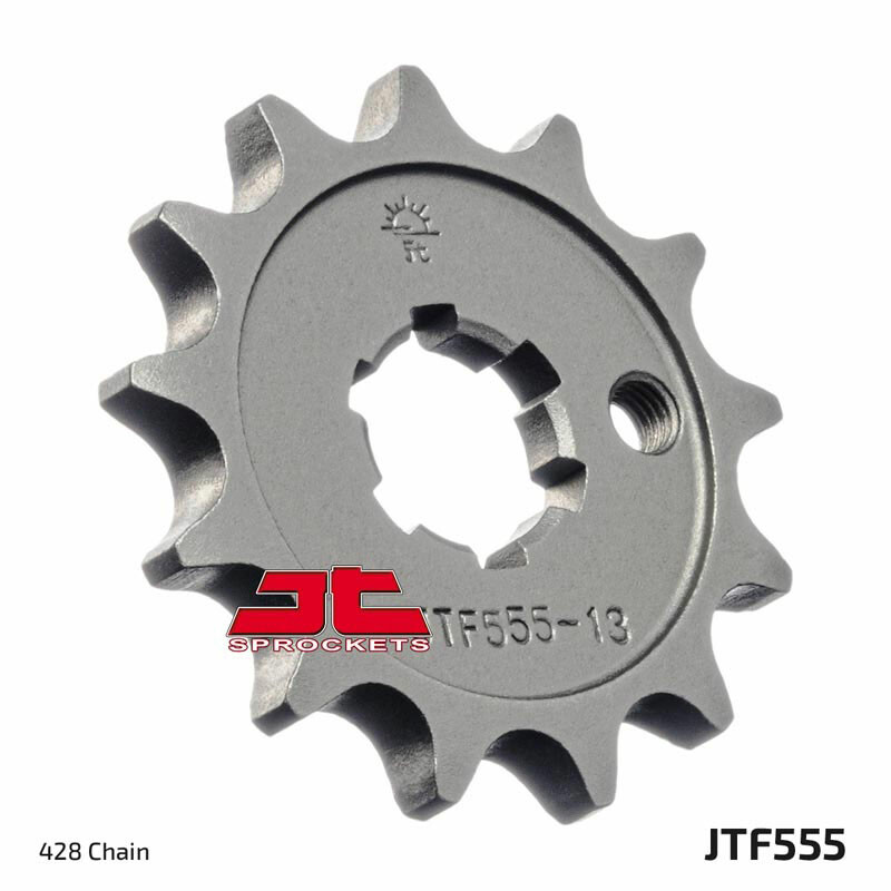 JT FRONT CS SPROCKET STEEL 13T-428 KAW/SUZ/YAM