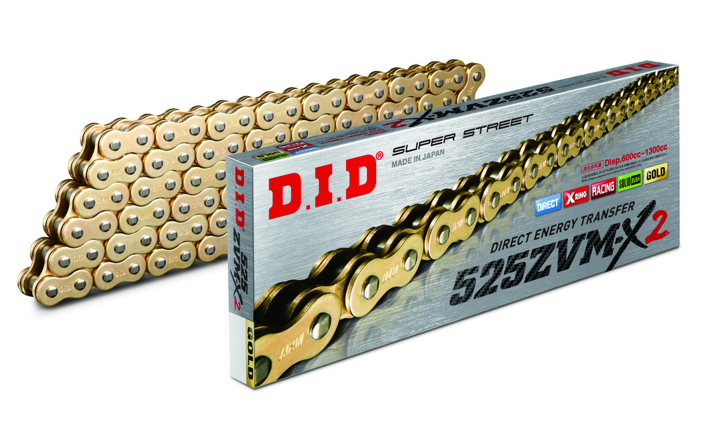 D.I.D CHAIN 525ZVM-X2 G&G ZJ