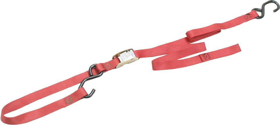 ANCRA CLASSIC TIE-DOWNS RED 66"X1" PAIR