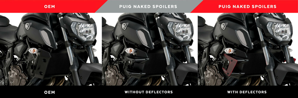 Puig Downforce Spoilers Yamaha MT-07 2018-2020