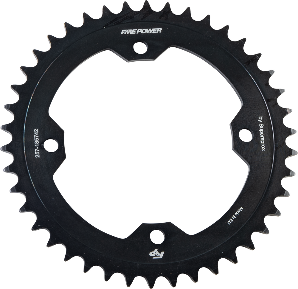 FIRE POWER REAR SPROCKET STEEL 42T BLK