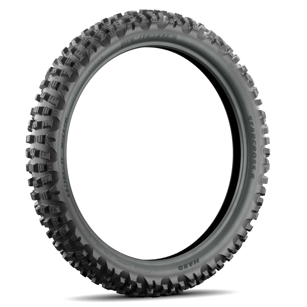 MICHELIN TIRE STARCROSS 6 HARD FRONT 90/100-21 57M BIAS TT
